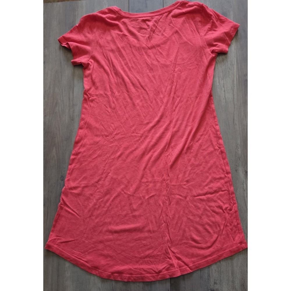 Victoria's Secret Angel Y2K Short Sleeve Red Sleep Dress W/ Gold Glitter Women S - Picture 3 of 6